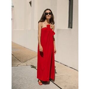 NWT Antonio Melani x Elizabeth Damrich Radziwill Strapless Crepe Dress